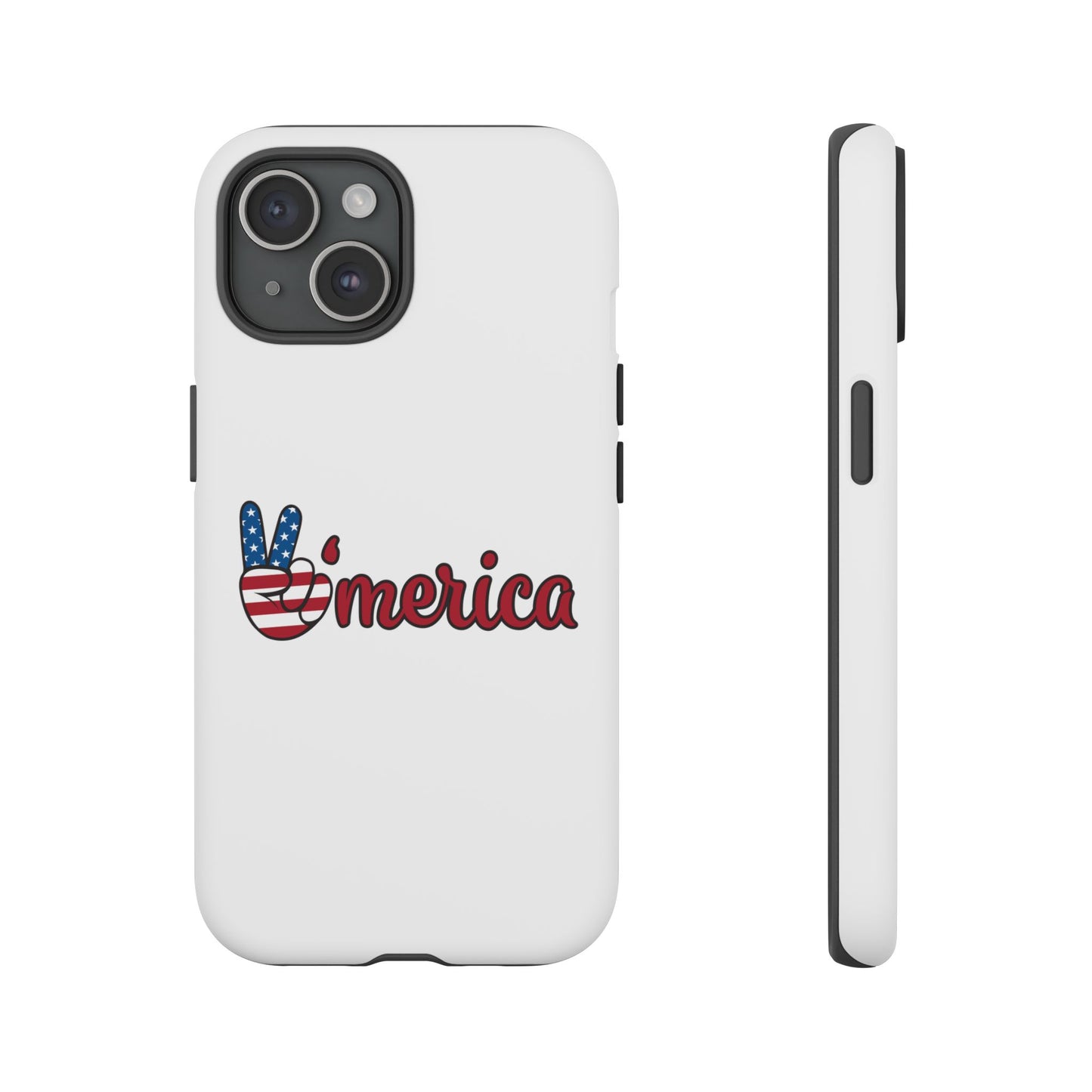 Patriotic Phone Case - 'V for America' - Tough & Stylish