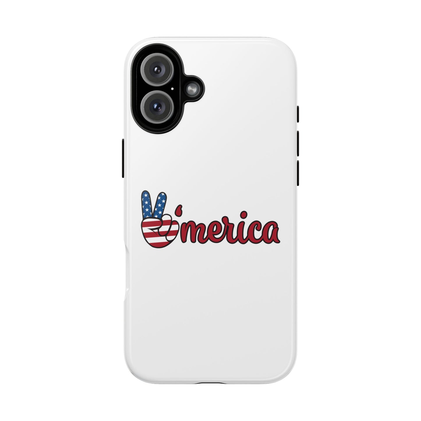 Patriotic Phone Case - 'V for America' - Tough & Stylish