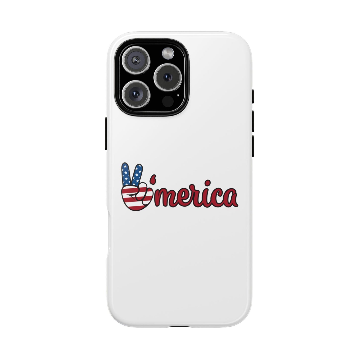 Patriotic Phone Case - 'V for America' - Tough & Stylish