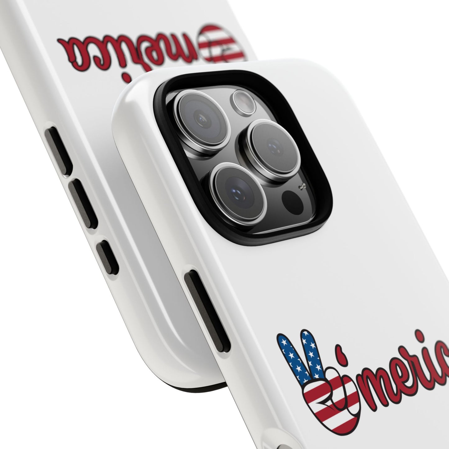 Patriotic Phone Case - 'V for America' - Tough & Stylish