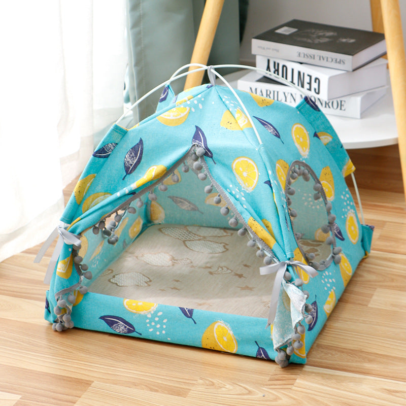 Cat Tent Cat Cat House Enclosed Pet Bed