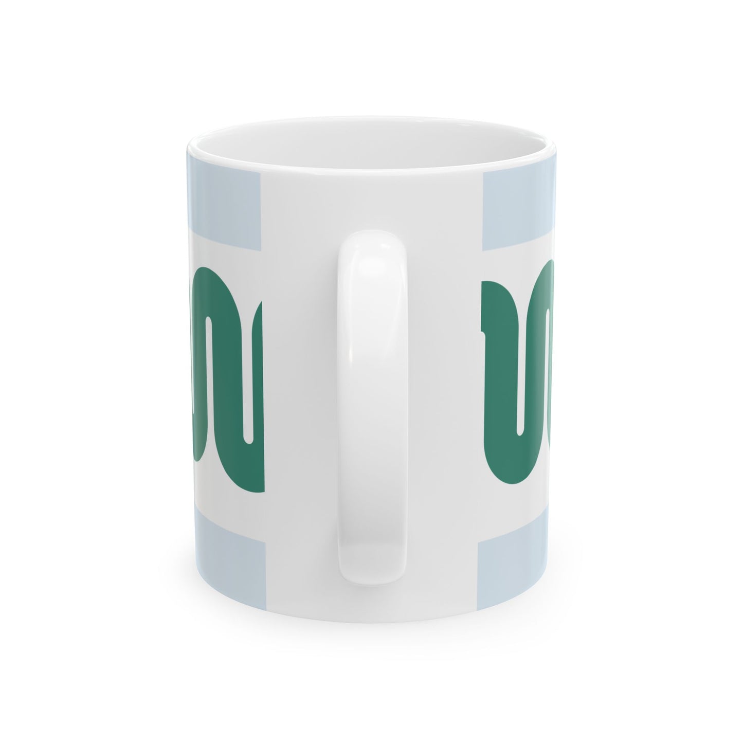 Modern Wave Design Ceramic Mug - 11oz & 15oz