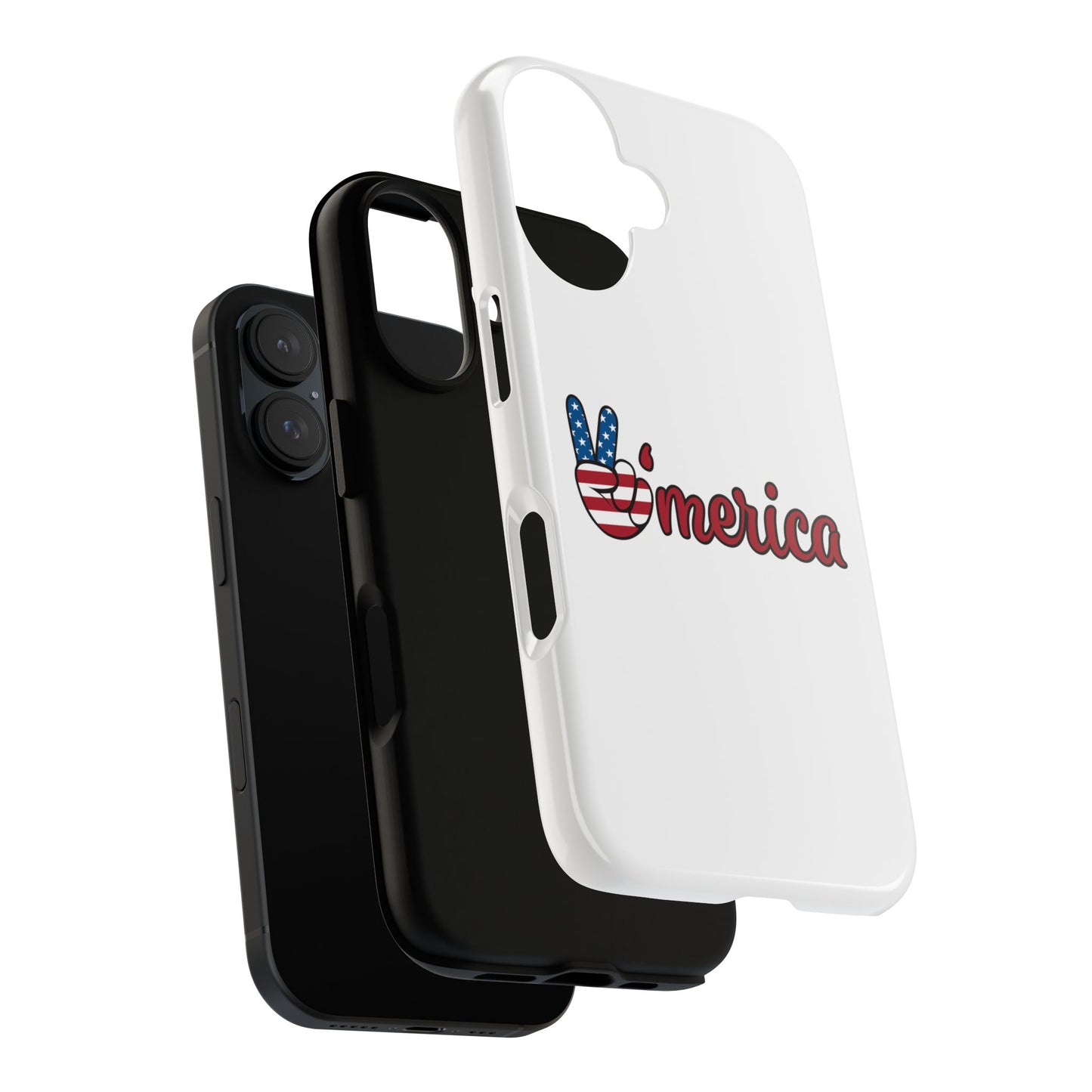 Patriotic Phone Case - 'V for America' - Tough & Stylish