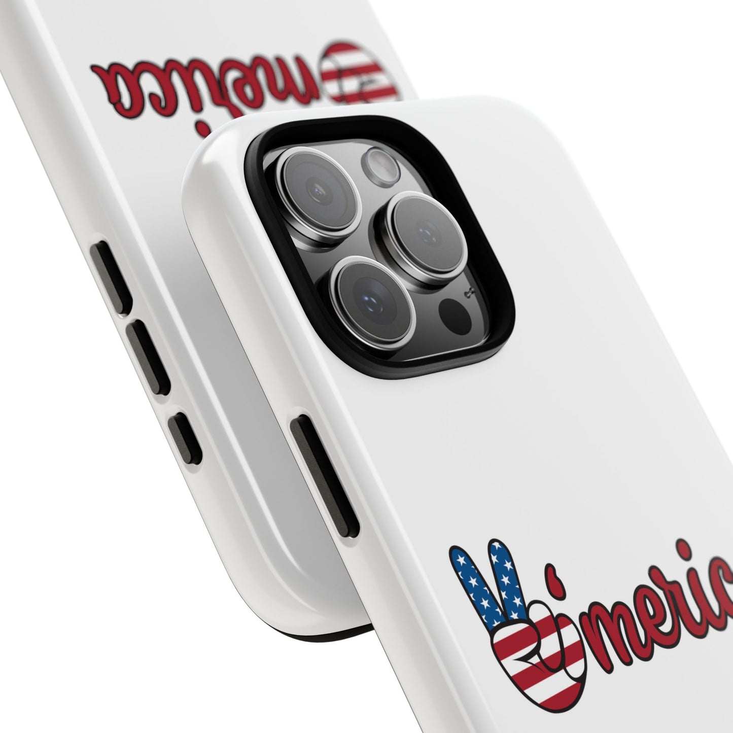 Patriotic Phone Case - 'V for America' - Tough & Stylish