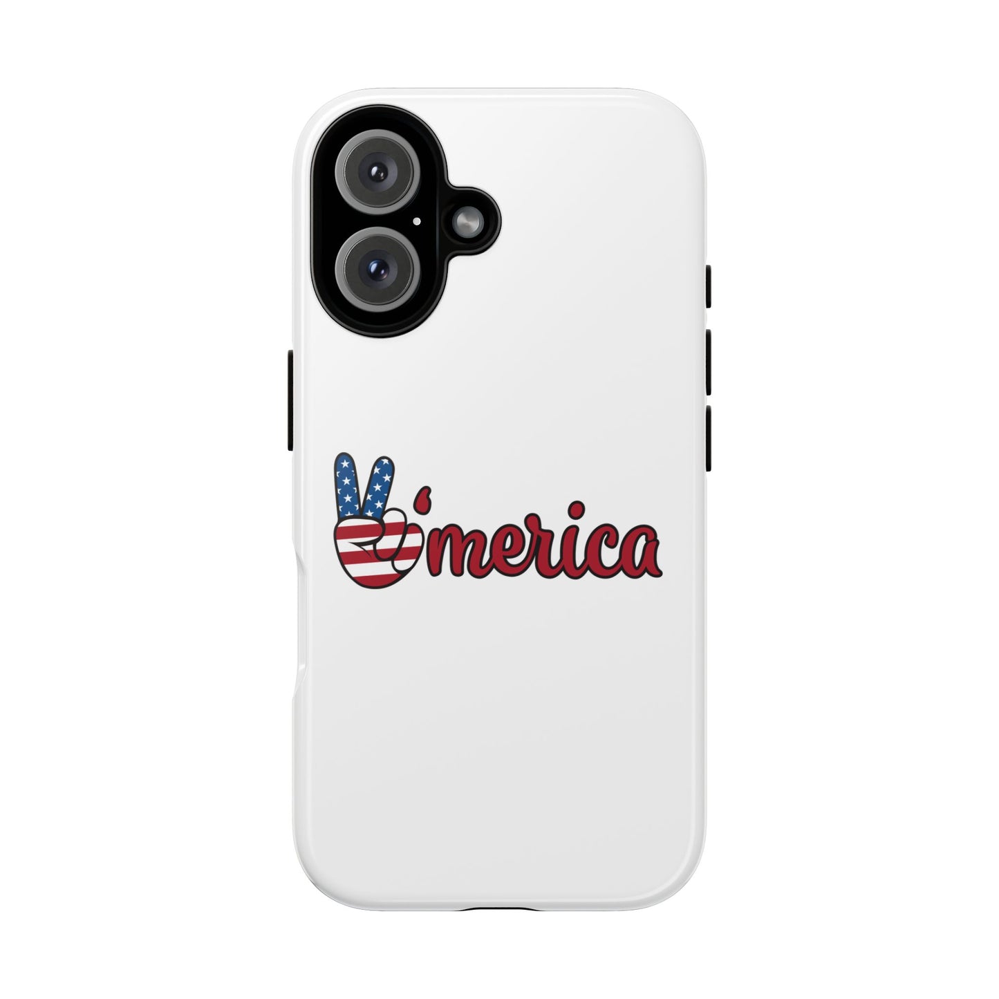 Patriotic Phone Case - 'V for America' - Tough & Stylish