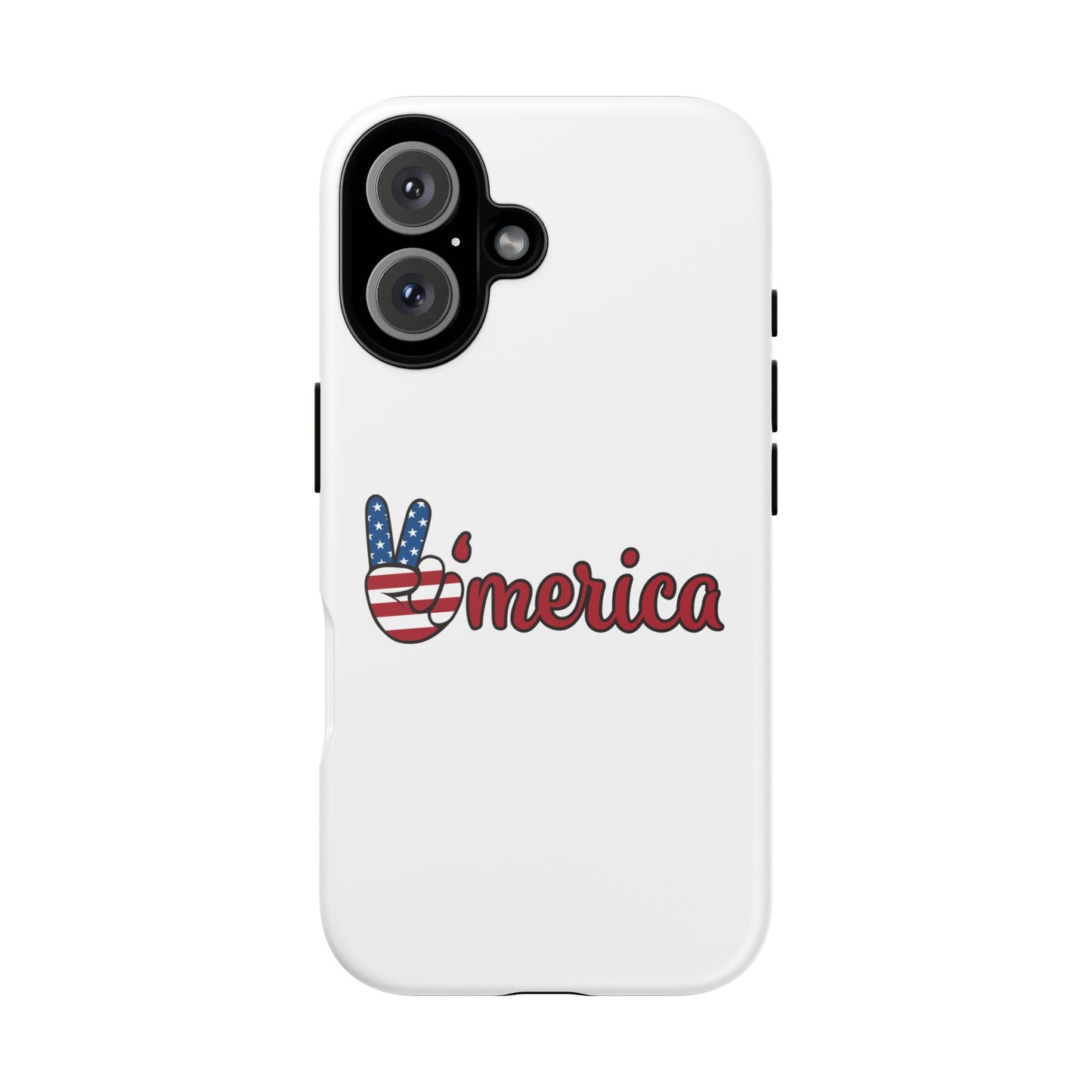 Patriotic Phone Case - 'V for America' - Tough & Stylish