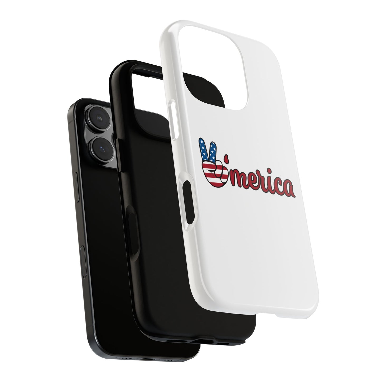 Patriotic Phone Case - 'V for America' - Tough & Stylish