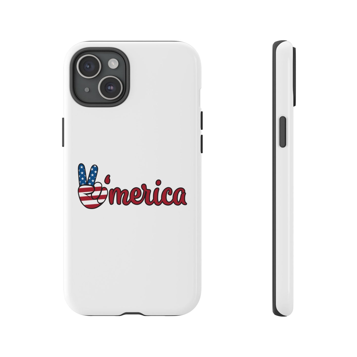 Patriotic Phone Case - 'V for America' - Tough & Stylish