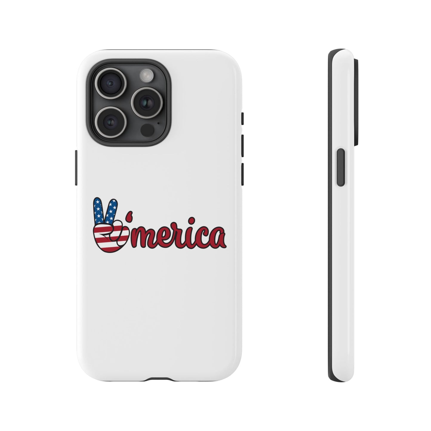 Patriotic Phone Case - 'V for America' - Tough & Stylish