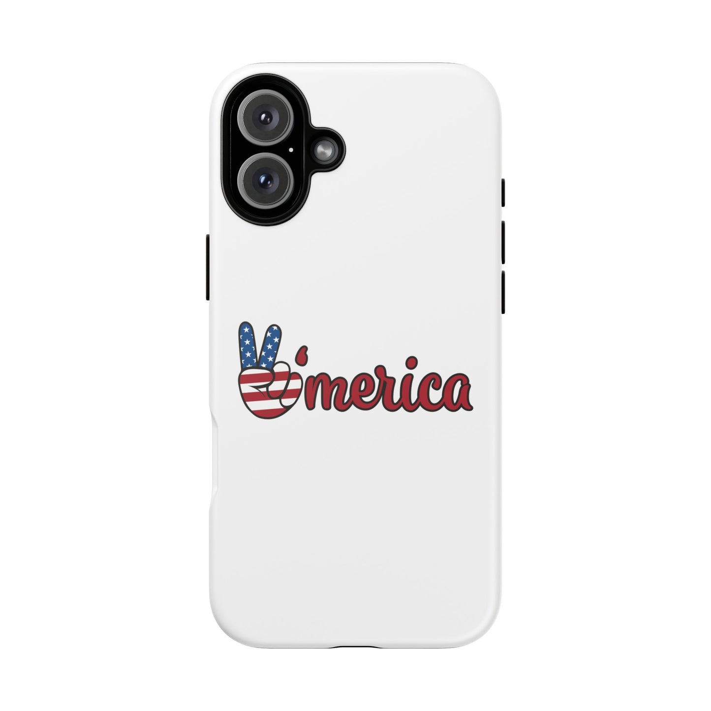 Patriotic Phone Case - 'V for America' - Tough & Stylish