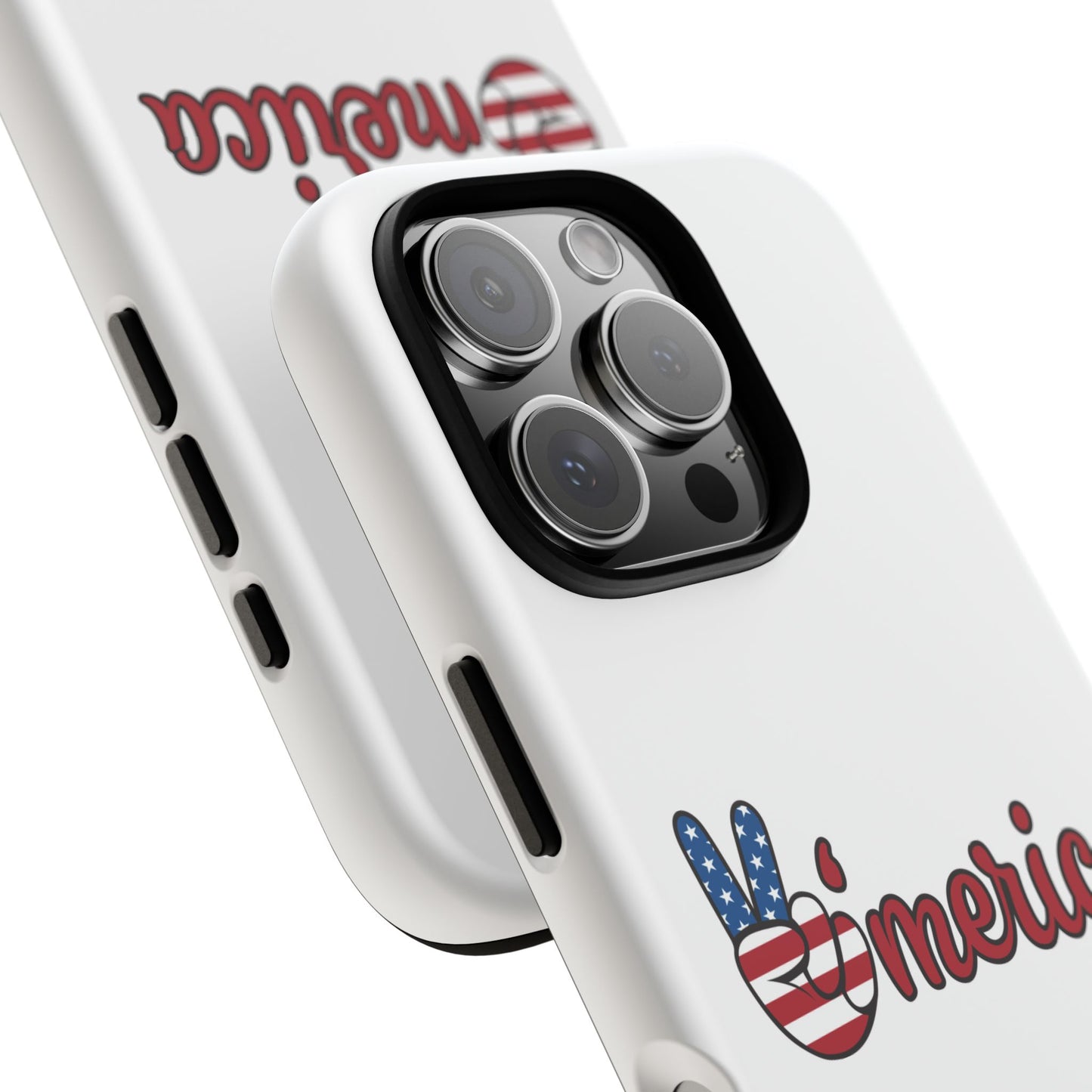 Patriotic Phone Case - 'V for America' - Tough & Stylish